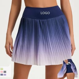image-Women's Quick Dry Tennis Skirt with Built-in Shorts DQ026-KY