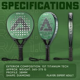 image-AMA Sport ERA 1.0 Titanium Padel Racket JP93