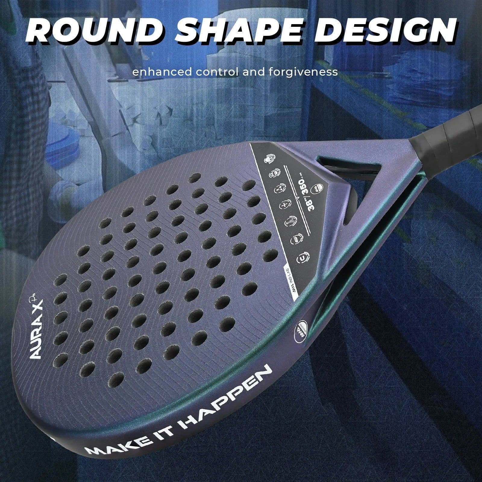 image-AMA SPORT PTR-Aura P16 Carbon Fiber Padel Racket