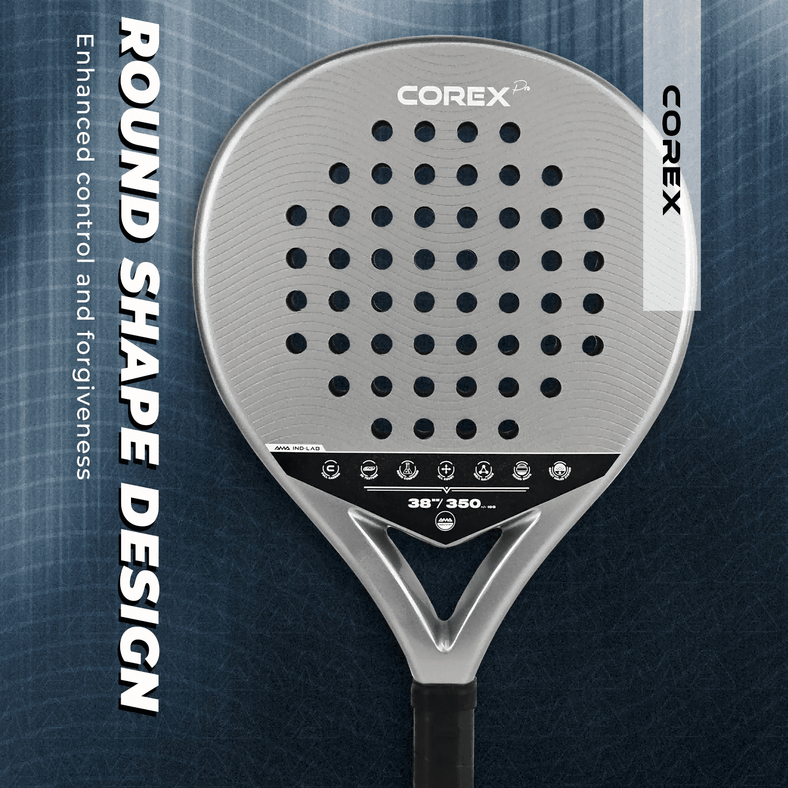 image-AMA SPORT Carbon Fiber Padel Racket P41