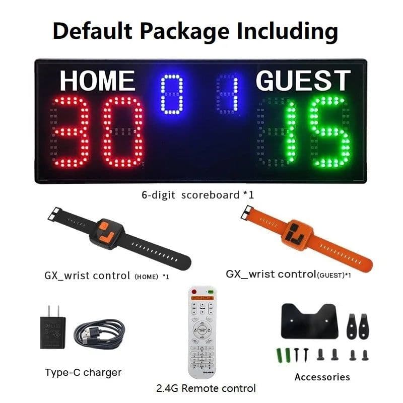 image-Ganxin LED Digital Tennis Scoreboard GA30B_6D4