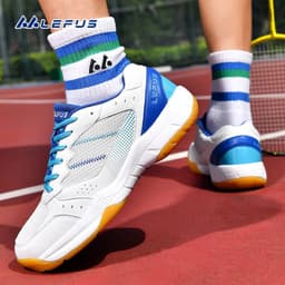 image-Men's Badminton Pickleball Shoes Breathable Mesh L039