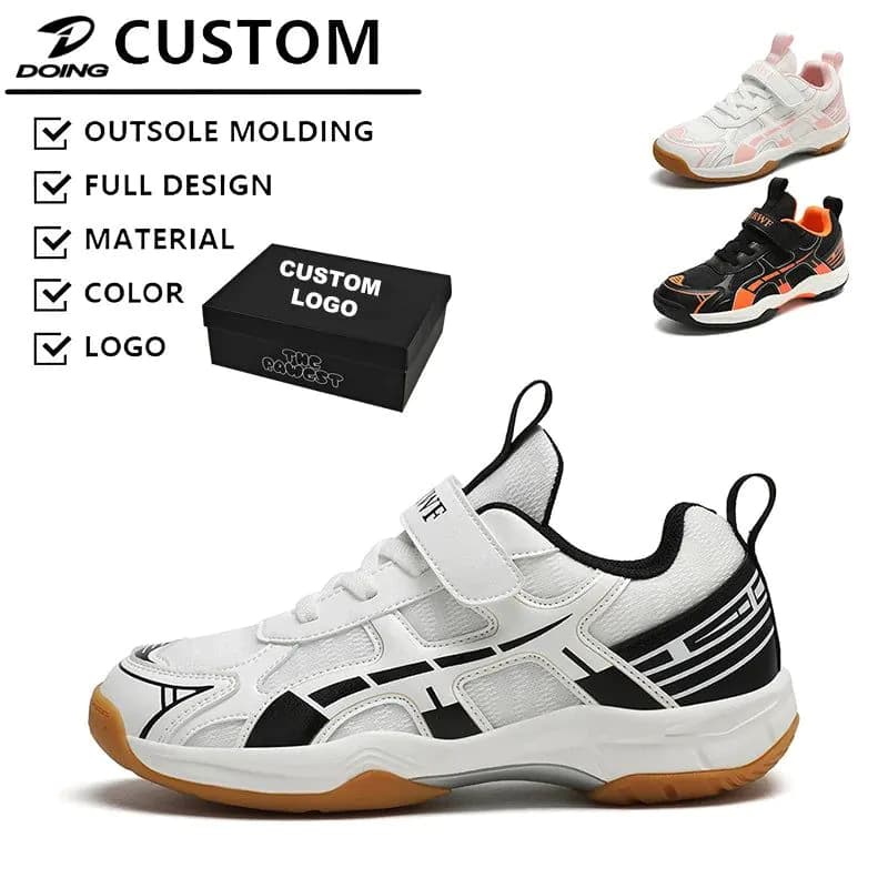 image-Kids Badminton Shoes Model 2522 Genuine Leather Mesh