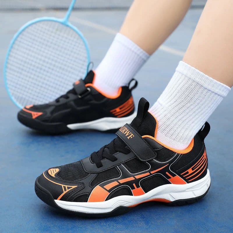 image-Kids Badminton Shoes Model 2522 Genuine Leather Mesh