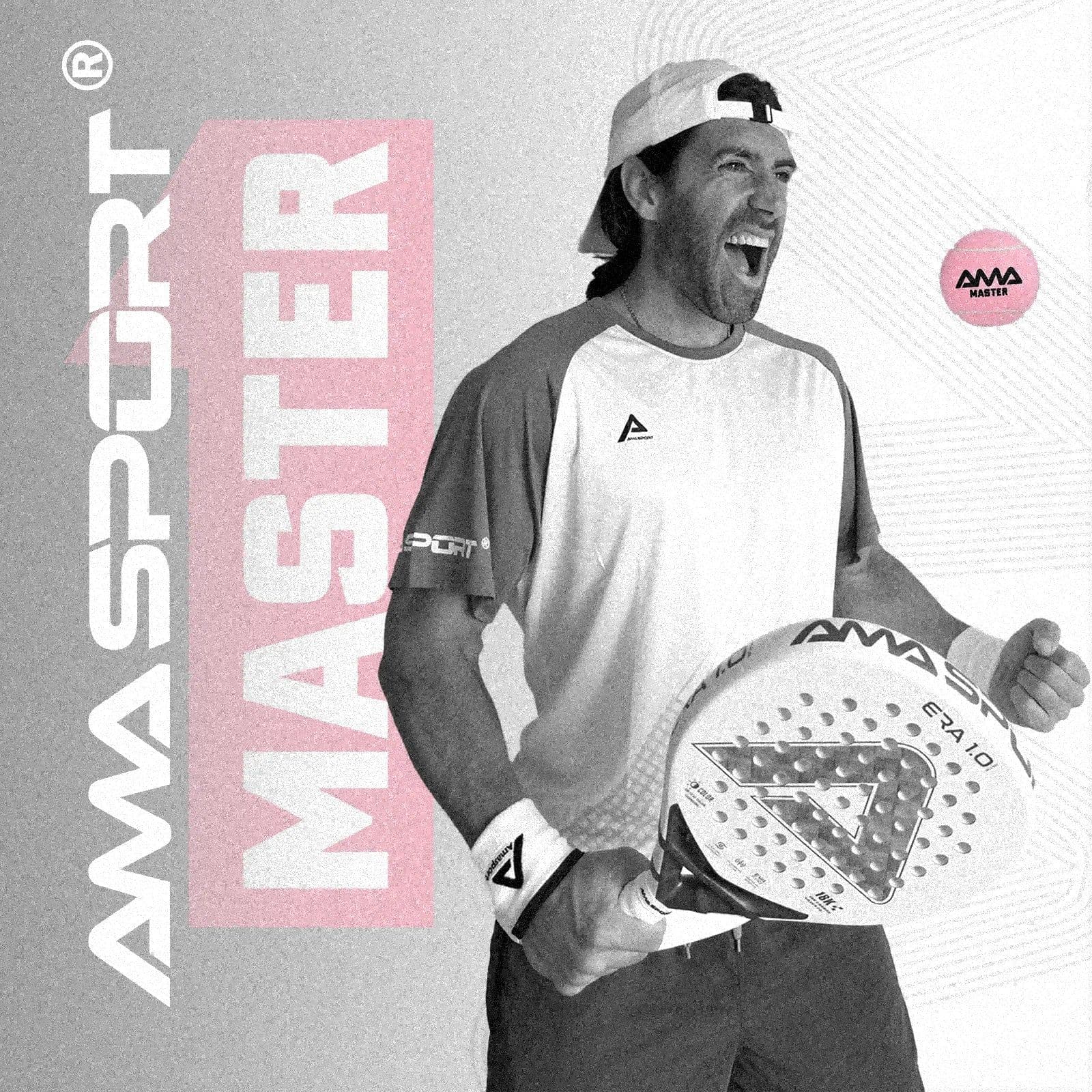 image-AMA SPORT Padel Ball Pro Pink 65mm