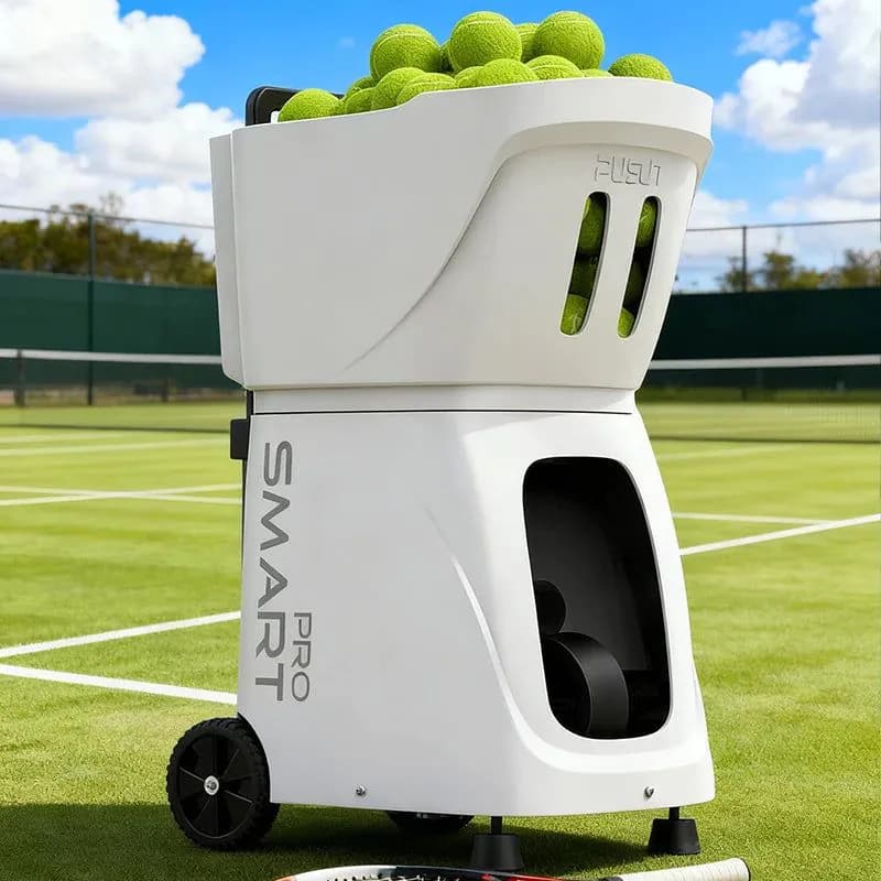 image-PUSUN PT-SmartPro Tennis Ball Machine with App Control