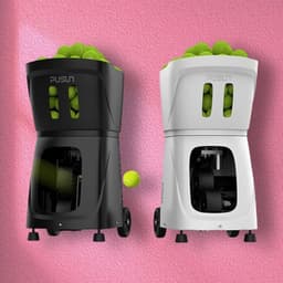 image-PUSUN PT-SmartPro Tennis Ball Machine with App Control