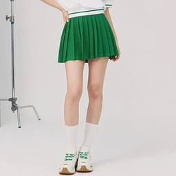 image-Women's Polo Shirt Skirt Set Custom Logo LN31+LN32-BS