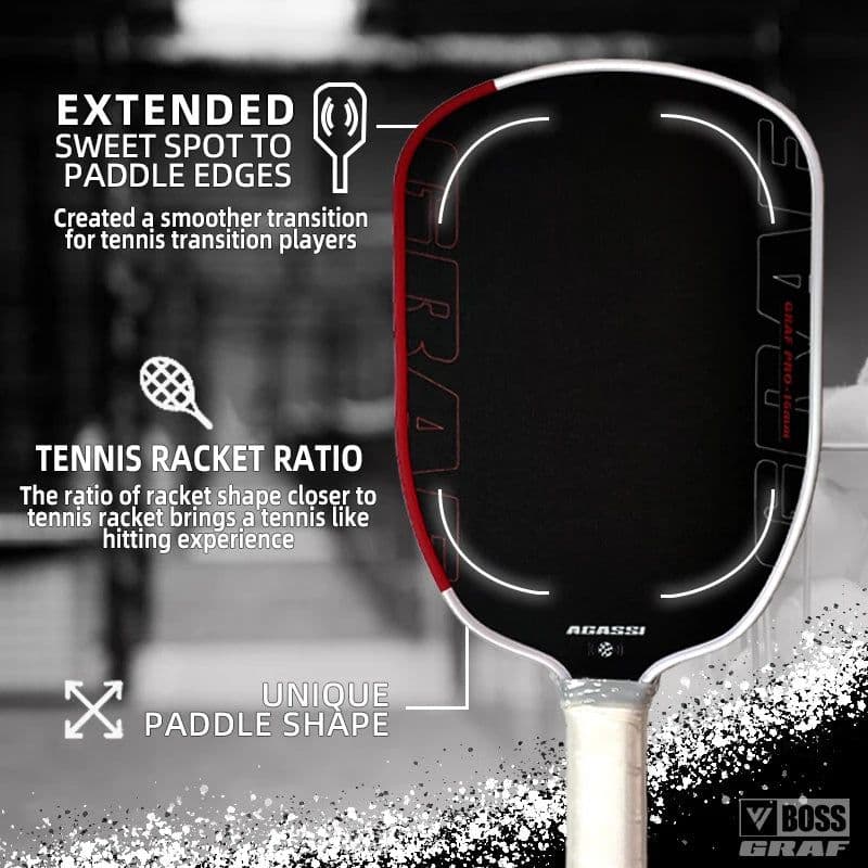 image-Boss Graf Pro Pickleball Paddle 14mm Honeycomb