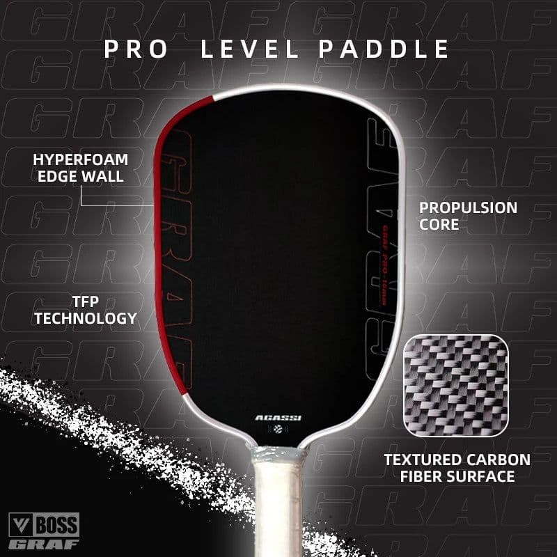 image-Boss Graf Pro Pickleball Paddle 14mm Honeycomb