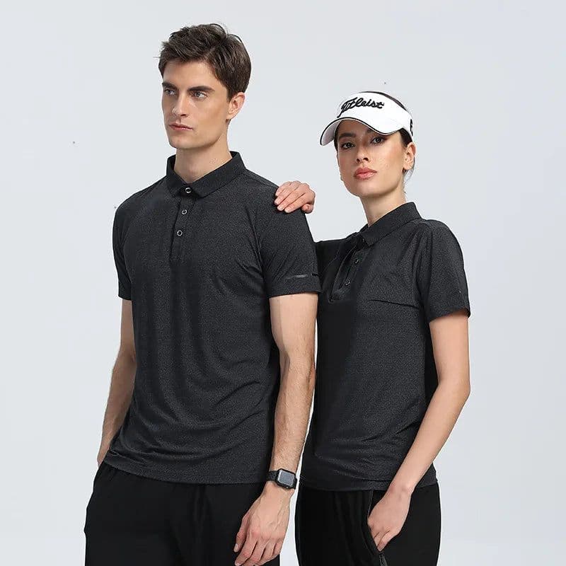 image-Men's Quick Dry Polo Shirt Short Sleeve R506-LLC