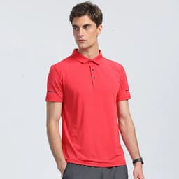 image-Men's Quick Dry Polo Shirt Short Sleeve R506-LLC