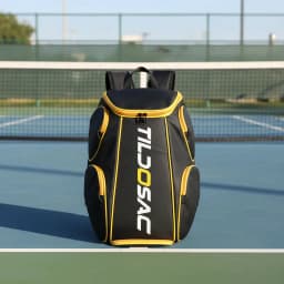 image-Large Capacity Sports Backpack for Badminton Tennis Pickleball