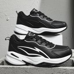 image-Unisex PU Running Shoes EVA Insole Model 875