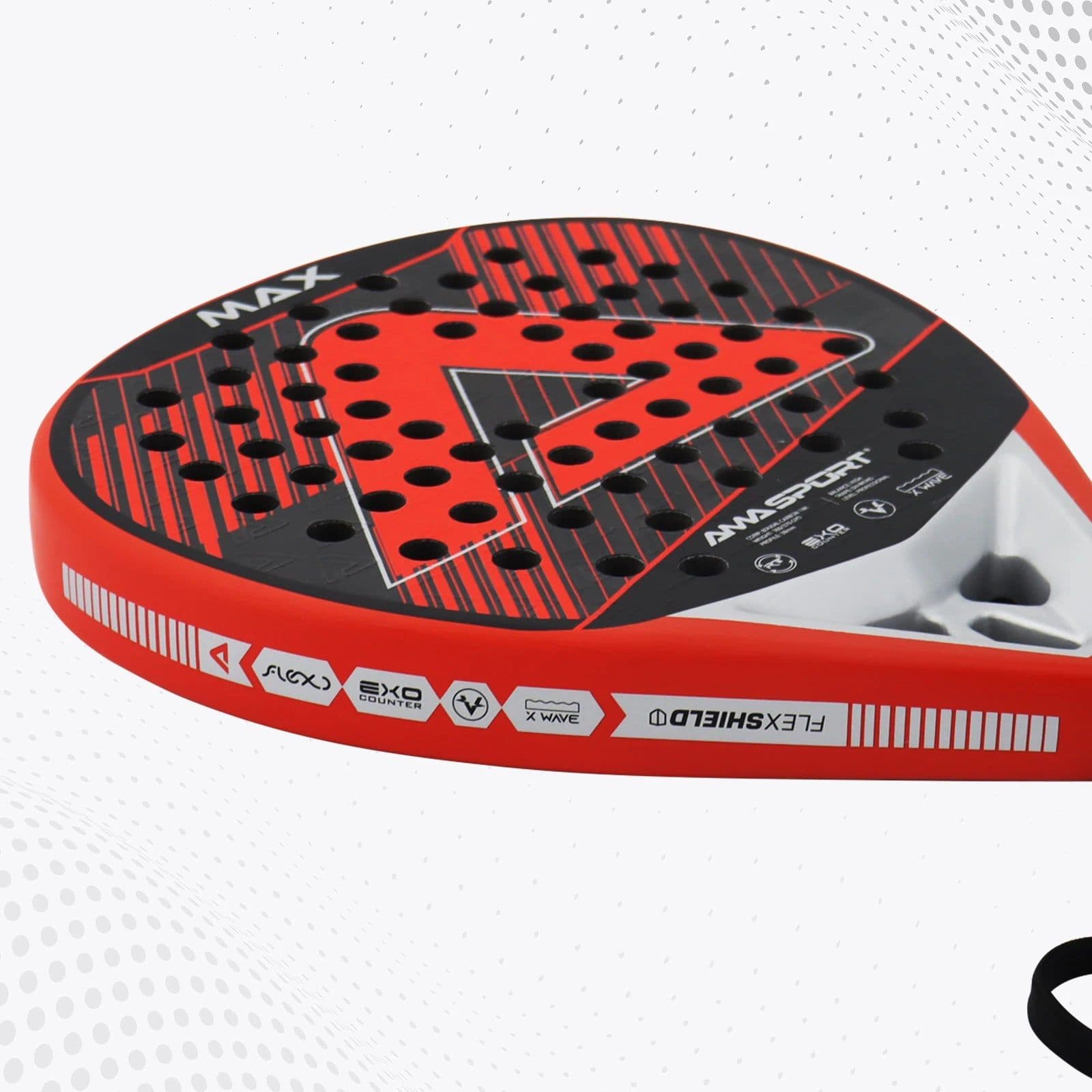 image-AMASPORT MAX P101 18K Carbon Fiber Padel Racket
