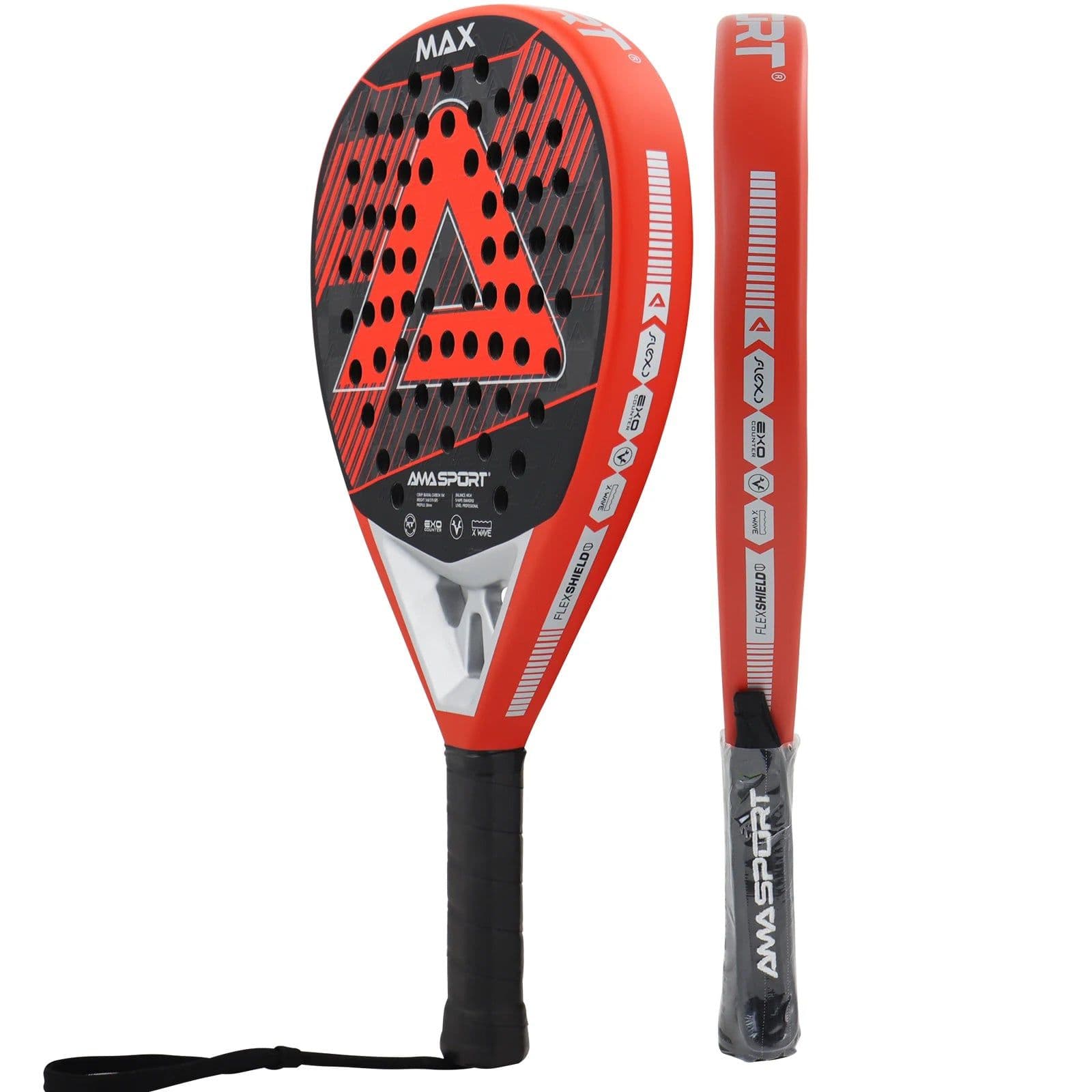 image-AMASPORT MAX P101 18K Carbon Fiber Padel Racket
