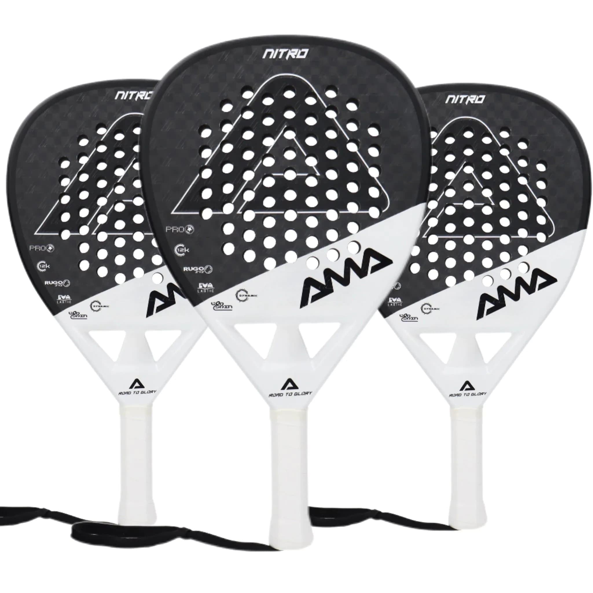 image-AMASPORT Nitro P43 12K Carbon Fiber Padel Racket