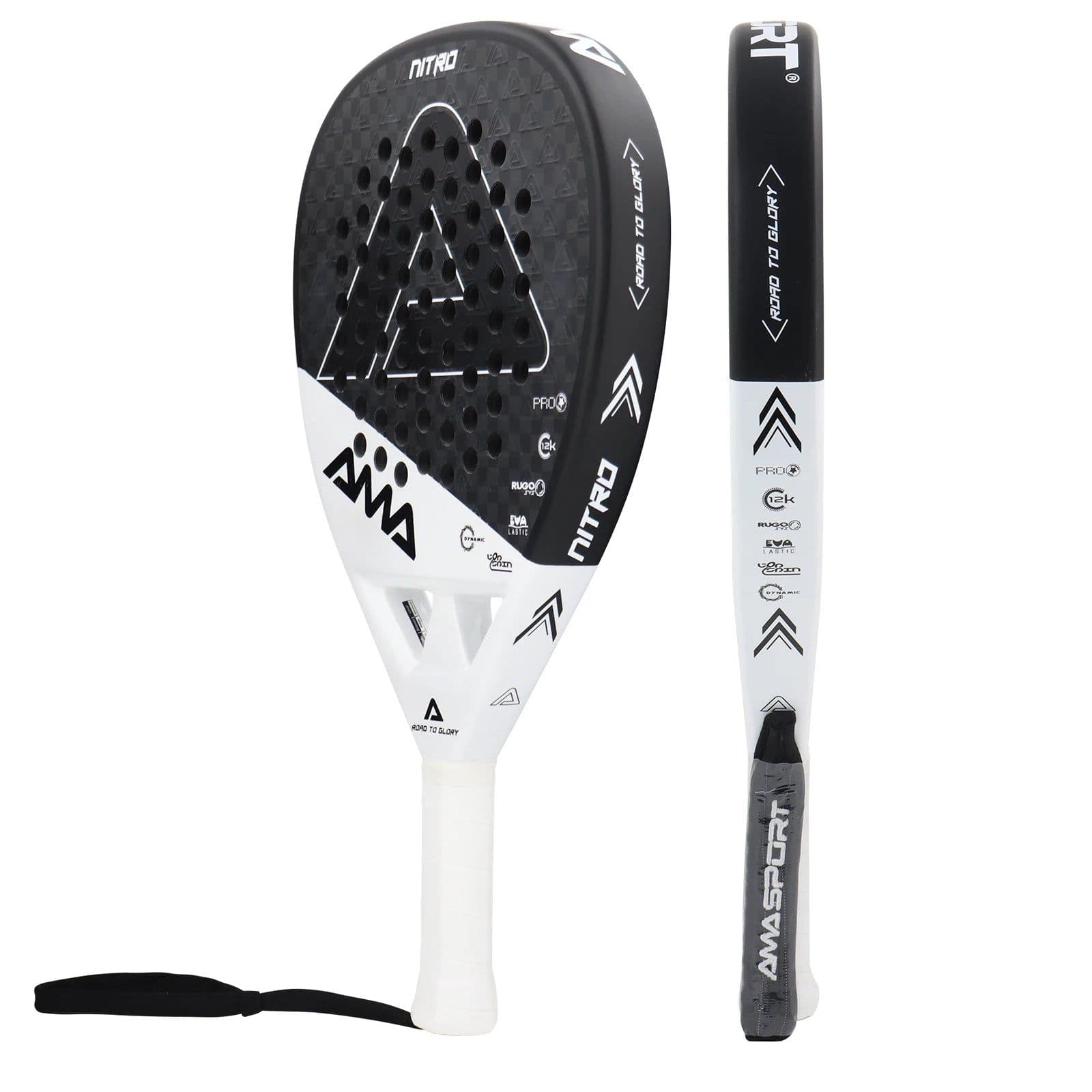 image-AMASPORT Nitro P43 12K Carbon Fiber Padel Racket