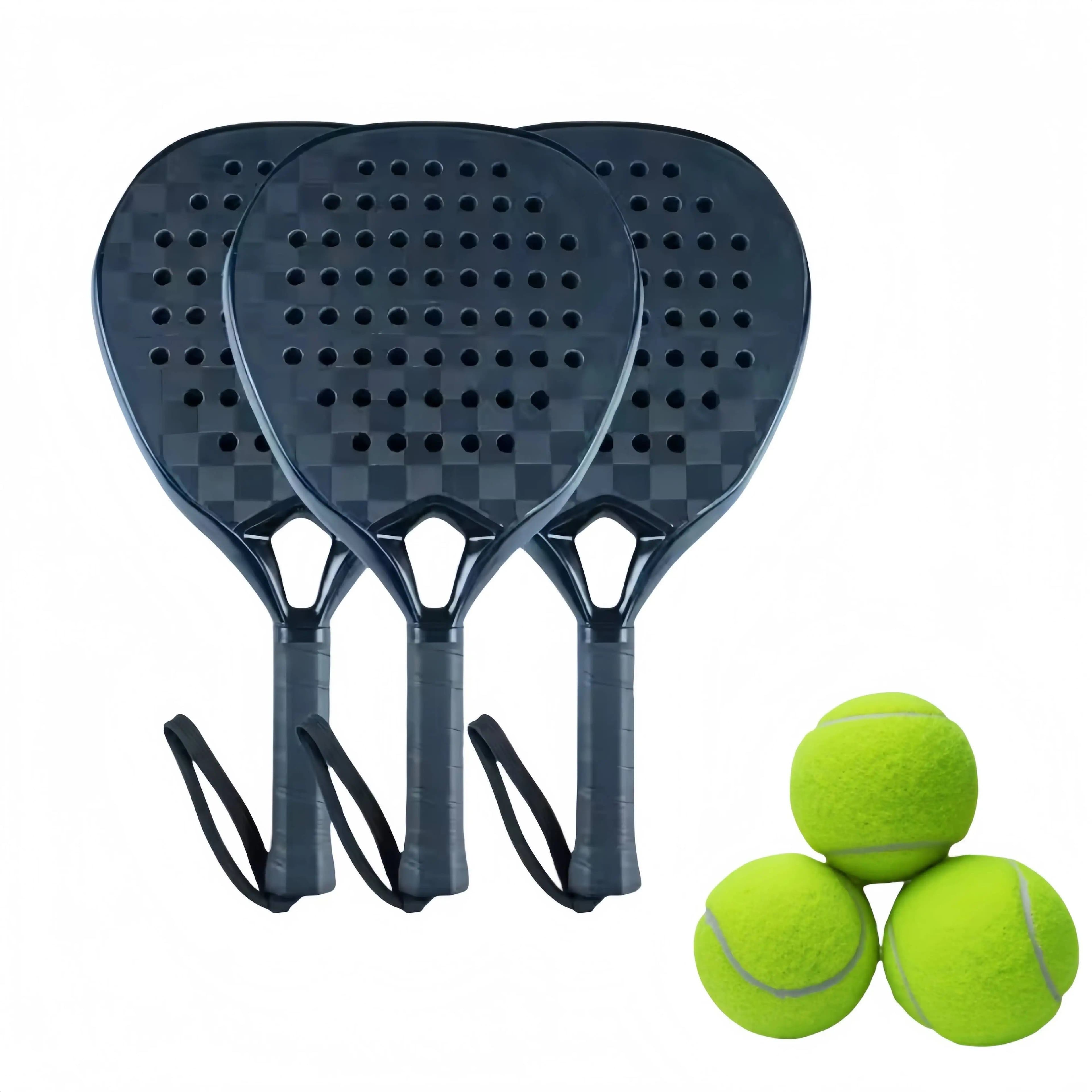 image-Weifengda Carbon Fiber 36mm Diamond Padel Paddle