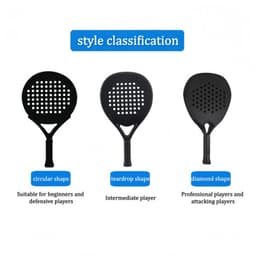 image-Weifengda Carbon Fiber 36mm Diamond Padel Paddle
