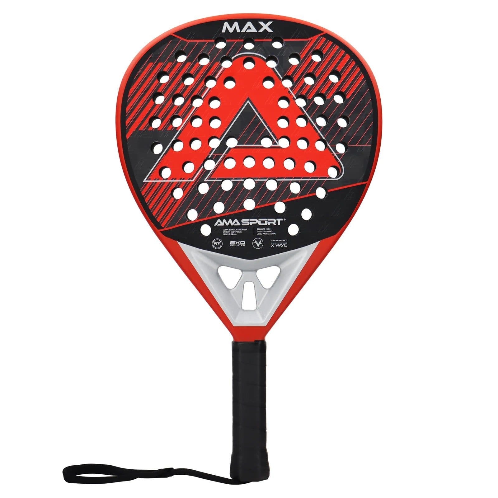image-AMA SPORT P101 18K Carbon Fiber Padel Racket