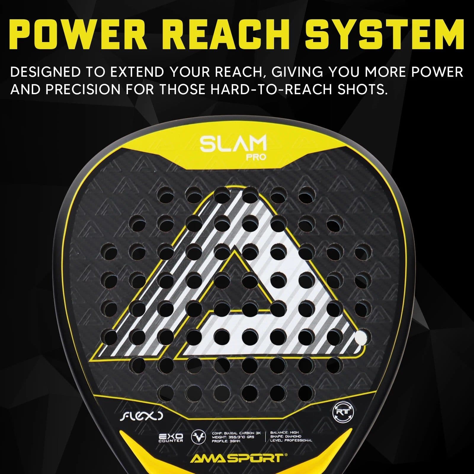 image-AMA SPORT P99 3K Carbon Fiber Padel Racket