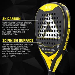 image-AMA SPORT P99 3K Carbon Fiber Padel Racket