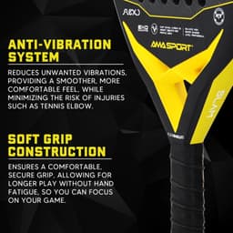 image-AMA SPORT P99 3K Carbon Fiber Padel Racket