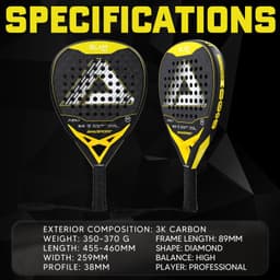 image-AMA SPORT P99 3K Carbon Fiber Padel Racket