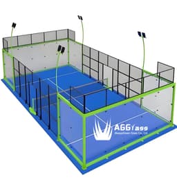image-AlwaysGreen Padel Court 20x10M Steel Artificial Grass