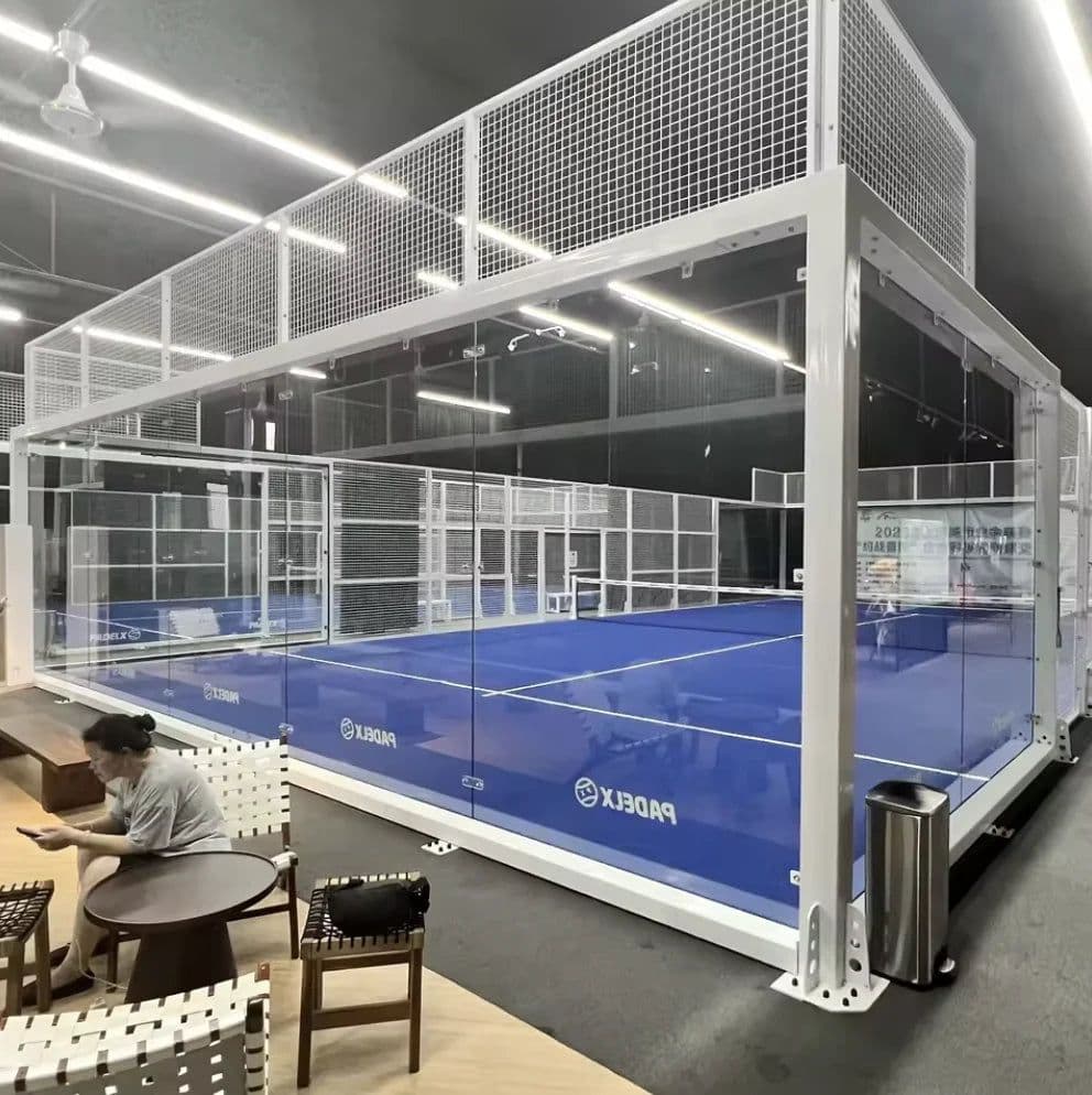 image-AlwaysGreen Padel Court 20x10M Steel Artificial Grass
