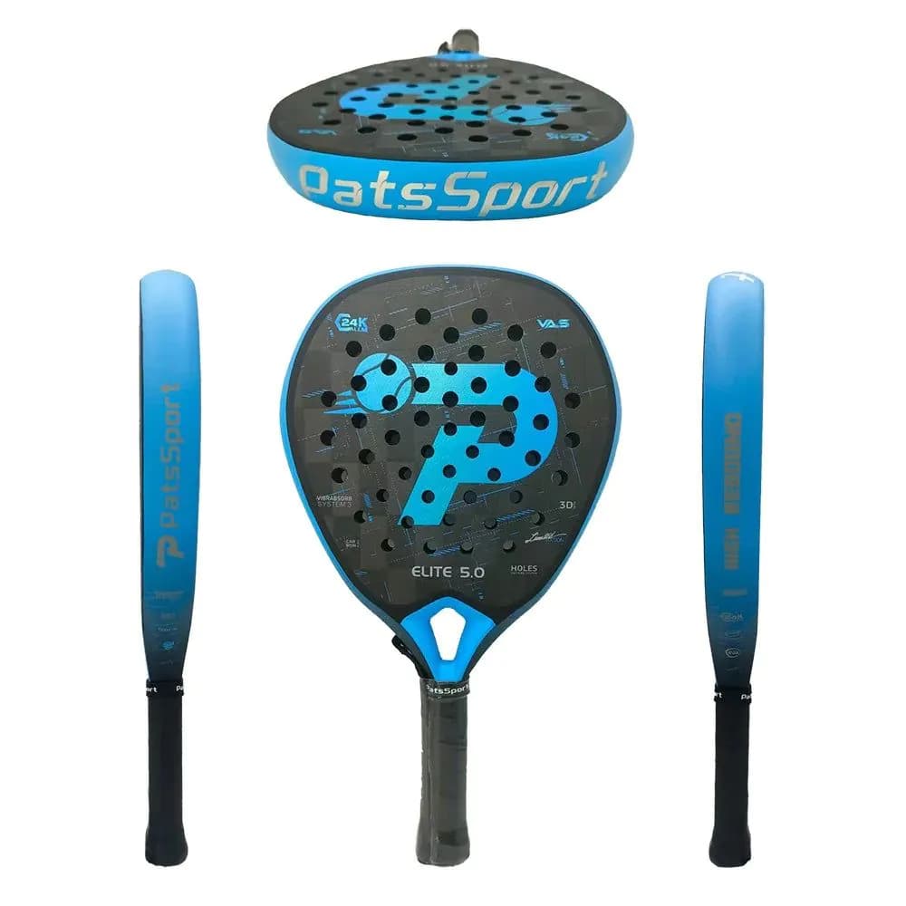 image-PatsSport 24K Carbon Fiber Padel Racket 260 Diamond