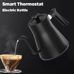image-Stainless Steel Smart Temperature Control Electric Kettle 1200W