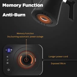 image-Stainless Steel Smart Temperature Control Electric Kettle 1200W