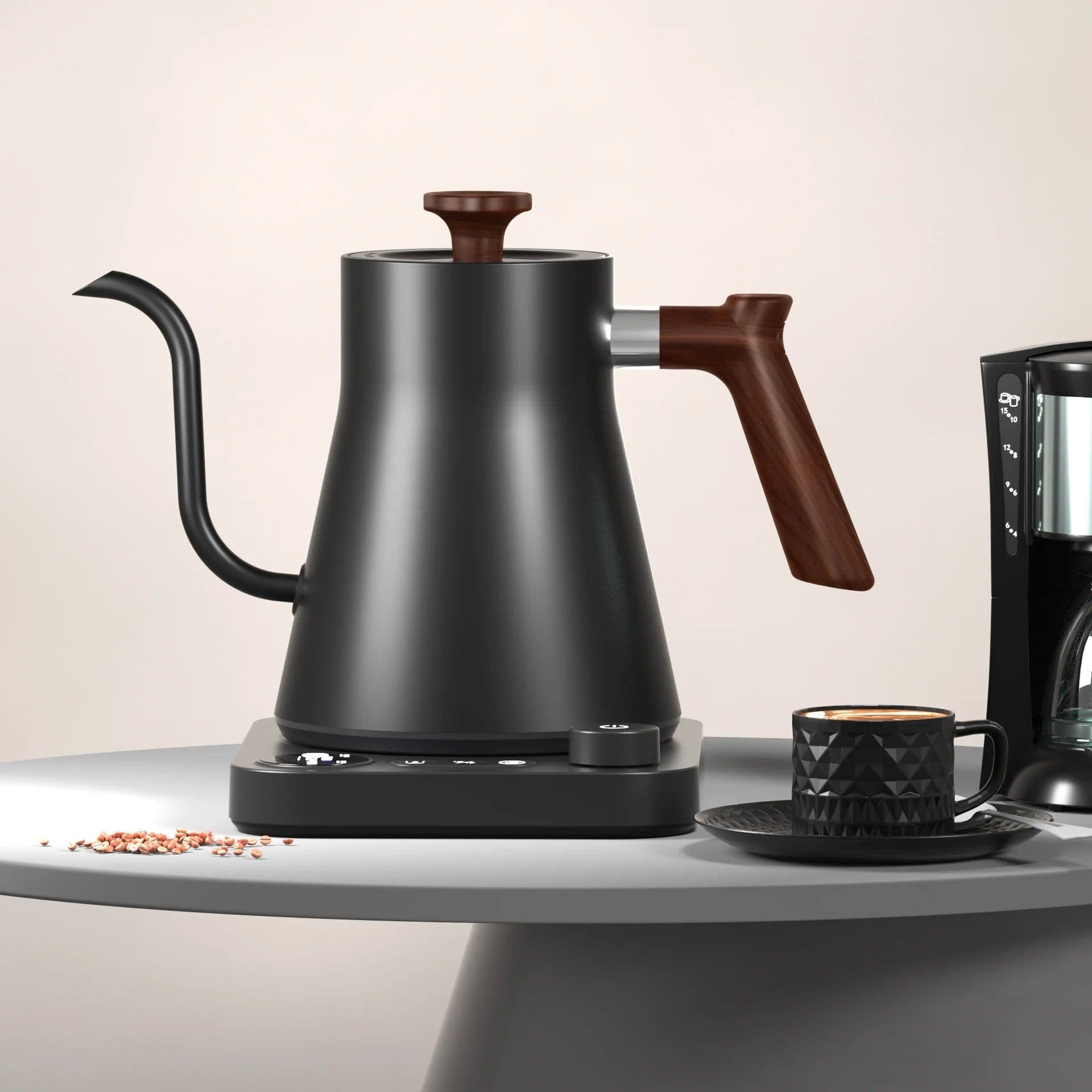 image-Stainless Steel Smart Temperature Control Electric Kettle 1200W