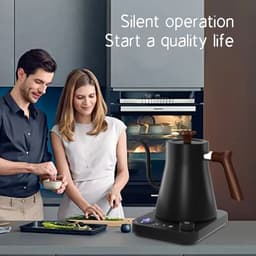 image-Stainless Steel Smart Temperature Control Electric Kettle 1200W
