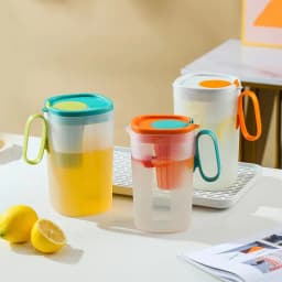 image-KANGXINGDA 1550ml PP Pitcher with Fruit Tea Infuser