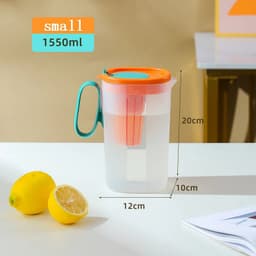 image-KANGXINGDA 1550ml PP Pitcher with Fruit Tea Infuser
