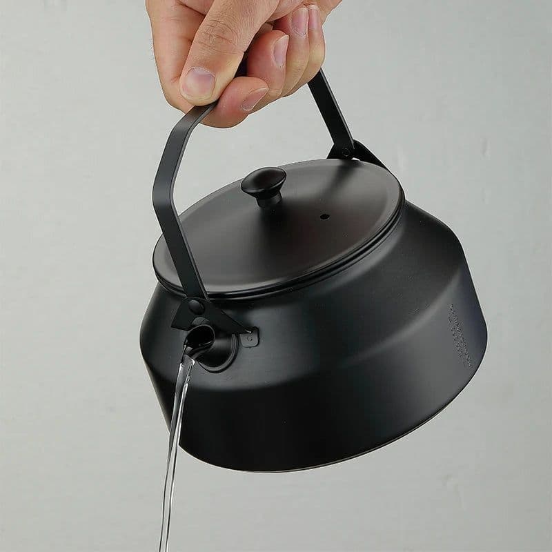 image-Campingmoon Stainless Steel Camping Kettle 1L