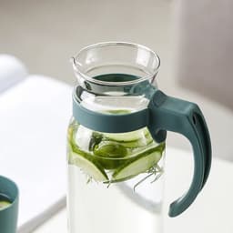 image-Kangxingda Glass Water Pitcher 1100ml SH3131
