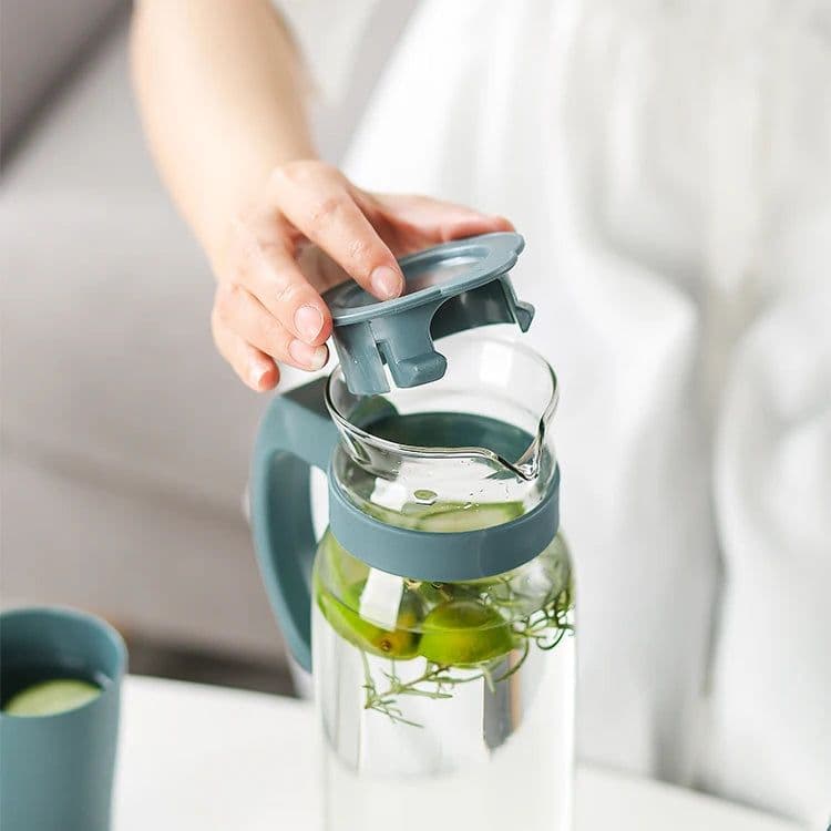image-Kangxingda Glass Water Pitcher 1100ml SH3131