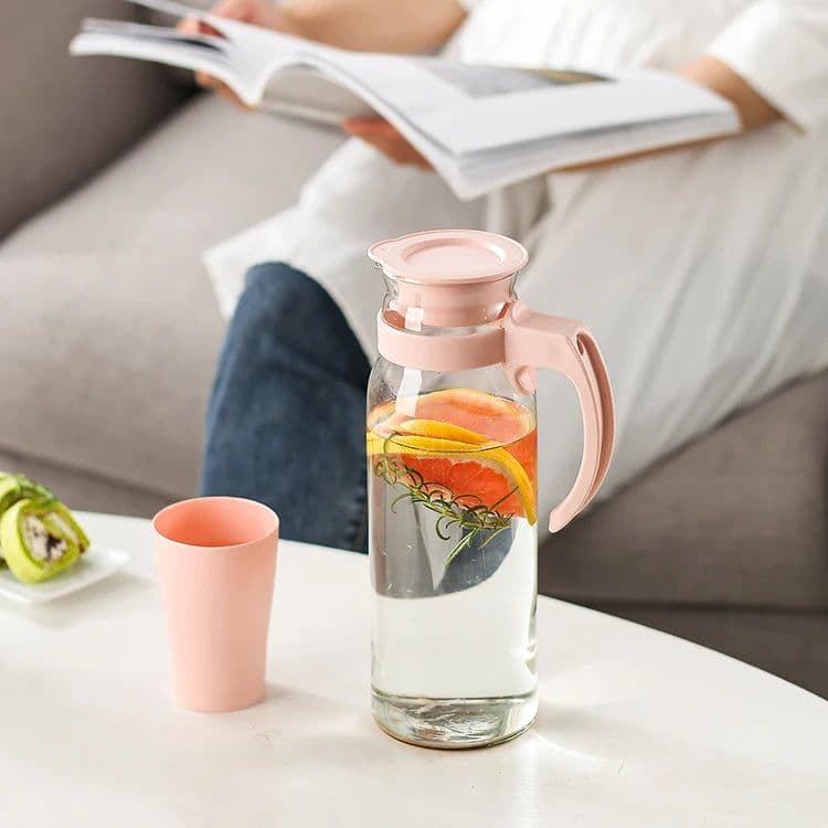 image-Kangxingda Glass Water Pitcher 1100ml SH3131