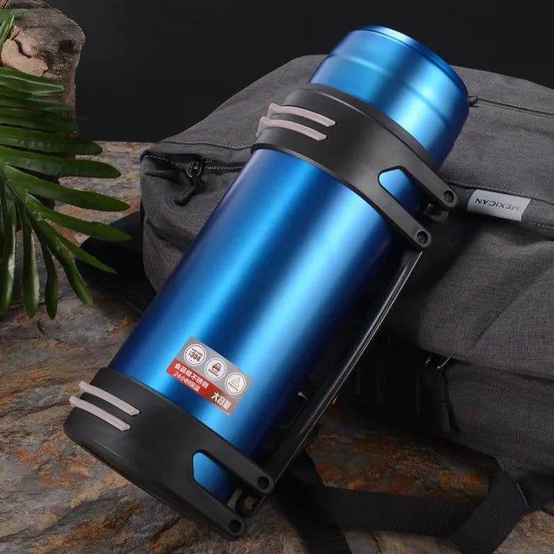 image-4L Stainless Steel Vacuum Thermos Flask, 48H Heat Retention