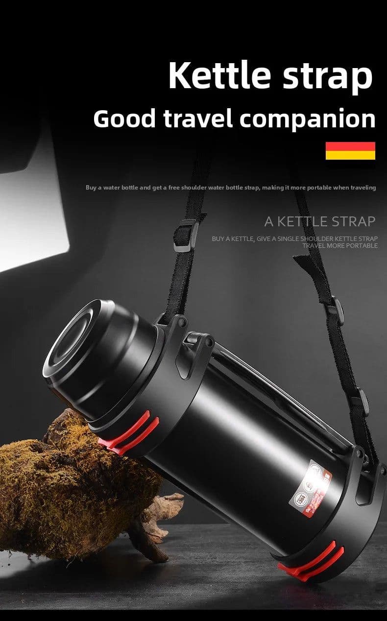 image-4L Stainless Steel Vacuum Thermos Flask, 48H Heat Retention