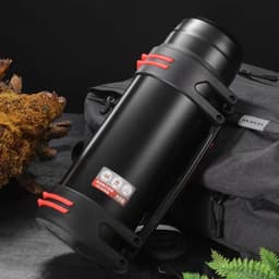 image-4L Stainless Steel Vacuum Thermos Flask, 48H Heat Retention