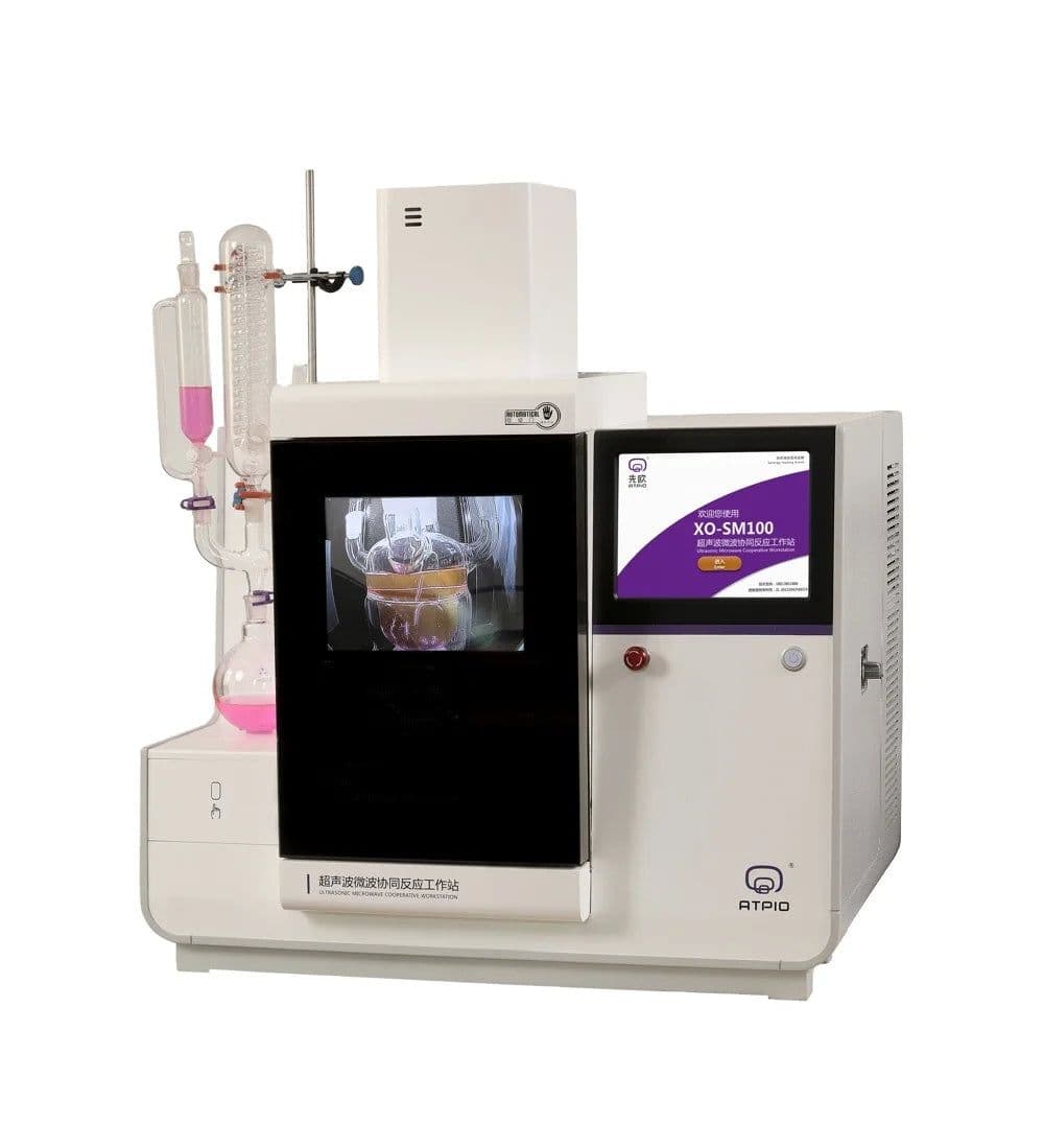 image-ATPIO Ultrasound Microwave Assisted Reaction Kettle 220V