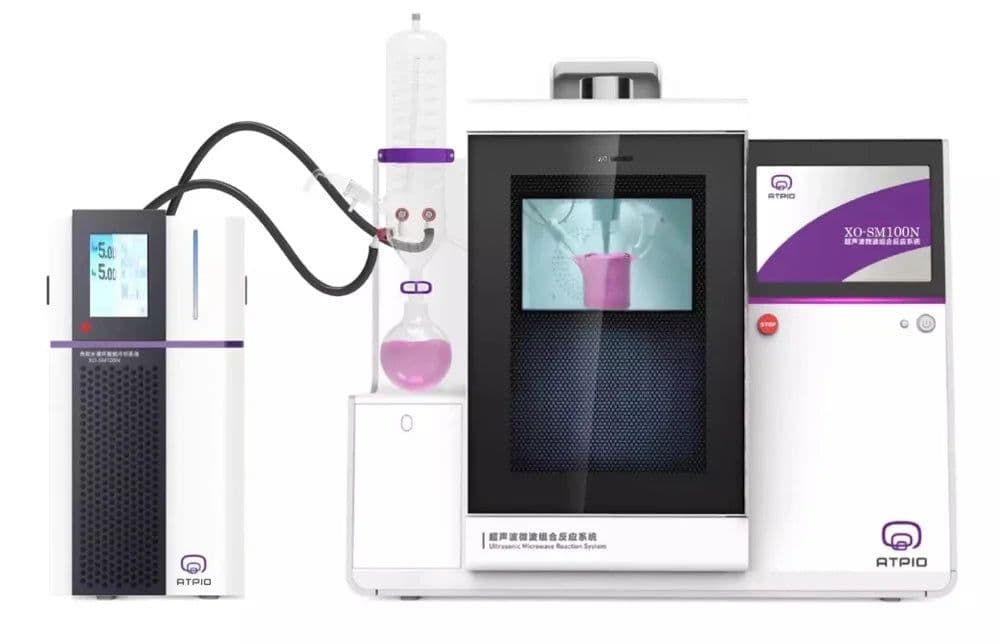 image-ATPIO Ultrasound Microwave Assisted Reaction Kettle 220V