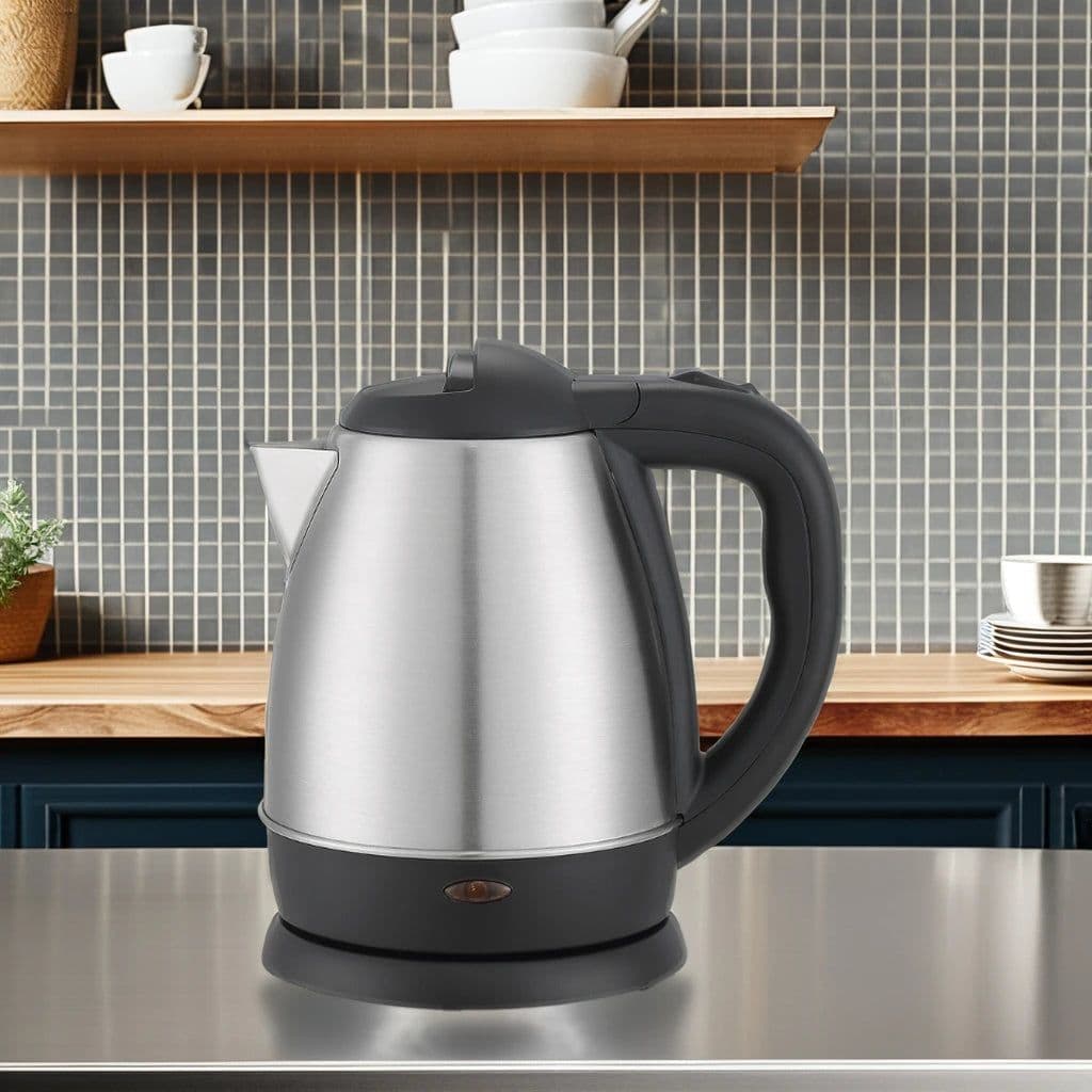 image-Ousheng Cordless Electric Kettle 1.2L Stainless Steel