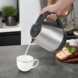 image-Ousheng Cordless Electric Kettle 1.2L Stainless Steel