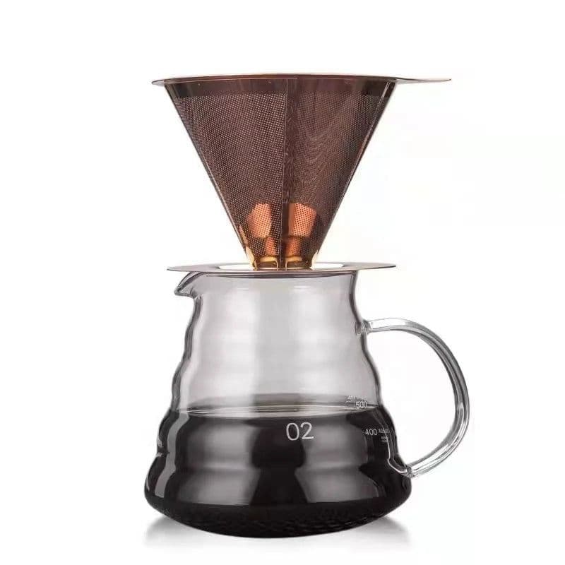 image-WUJIAWU Glass Coffee Maker 500ml